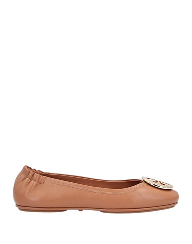 TORY BURCH Ballet flats Brown Soft Leather
