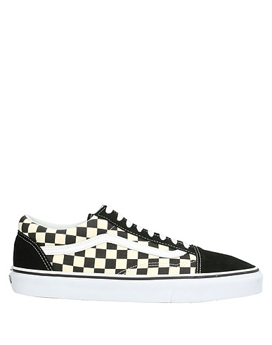 VANS Sneakers Black Textile fibres, Soft Leather