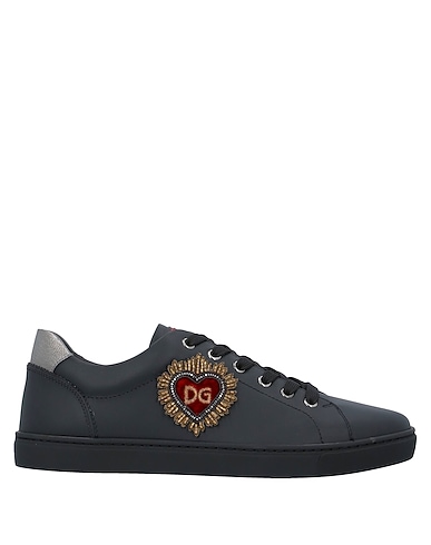 DOLCE&GABBANA Sneakers Schwarz 100% Kalbsleder