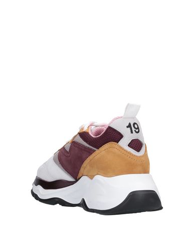 Msgm Colour Block Sneakers In White