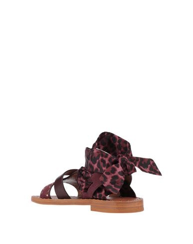 Sandro Sandals In Deep Purple