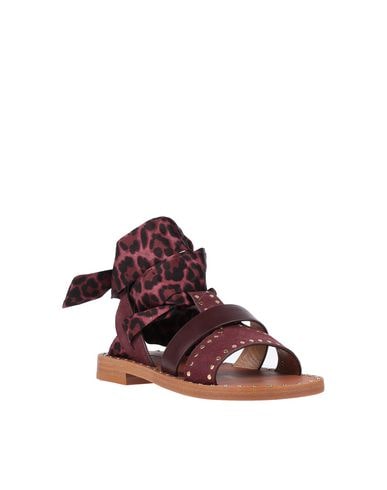 Sandro Sandals In Deep Purple