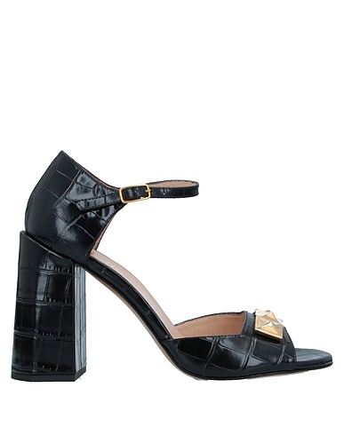 MULBERRY Sandals Black Calfskin