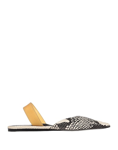 PROENZA SCHOULER Footwear White Leather, Latex