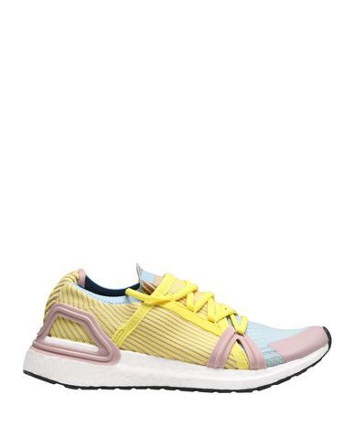 Adidas By Stella Mccartney Ultraboost 20 Rubber-trimmed Stretch-jacquard Sneakers In Yellow