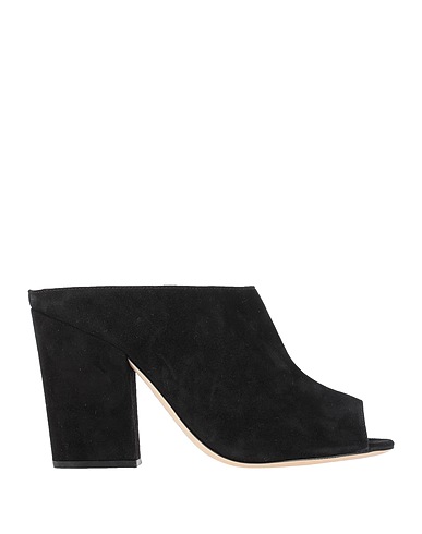 SERGIO ROSSI Sandals Black Leather