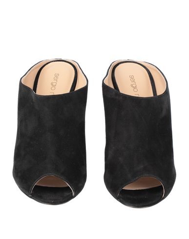 Sergio Rossi Woman Sandals Black Size 8 Leather In Black