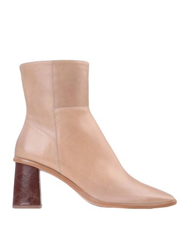 ALOHAS ALOHAS WOMAN ANKLE BOOTS CAMEL SIZE 8.5 SOFT LEATHER,11857289PS 11