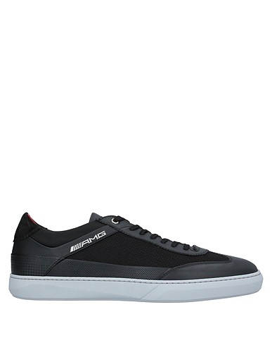SANTONI 스니커즈 블랙 가죽