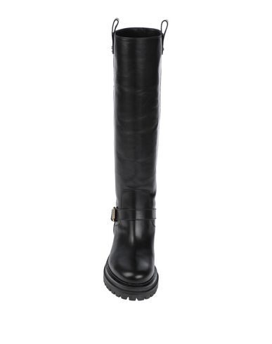 Sergio Rossi Biker Boots In Black