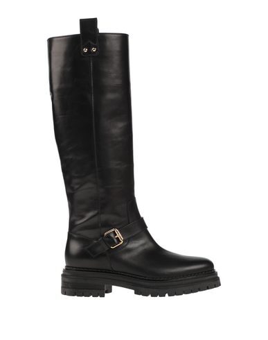 Sergio Rossi Biker Boots In Black