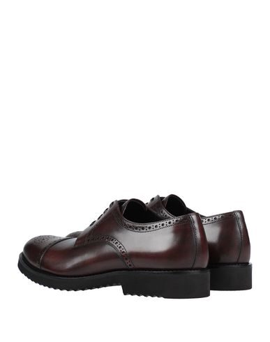Sergio Rossi Lace-up Shoes In Dark Brown
