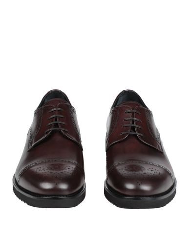 Sergio Rossi Lace-up Shoes In Dark Brown