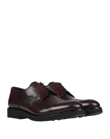 Sergio Rossi Lace-up Shoes In Dark Brown