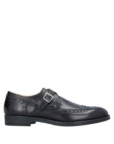 SUTOR MANTELLASSI Loafers Black Calfskin
