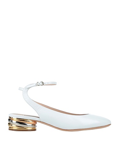 CASADEI Pump White Soft Leather