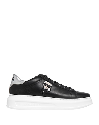 KARL LAGERFELD Sneakers KAPRI KARL IKONIC LO LACE
 Black 100% Soft Leather