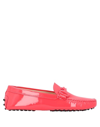 TOD'S Loafers Fuchsia Soft Leather