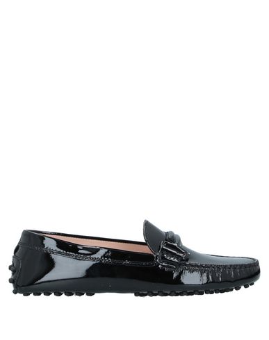 Shop Tod's Woman Loafers Black Size 8.5 Soft Leather