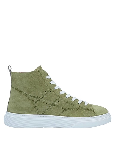 HOGAN Sneakers Light green Leather