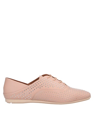 EMPORIO ARMANI Laced shoes Pink 100% Goat skin