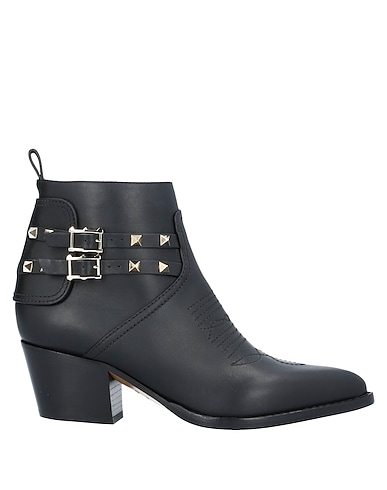 VALENTINO GARAVANI Ankle boot Black Leather