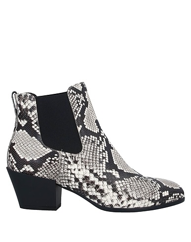 HOGAN Stiefelette Elfenbein Leder