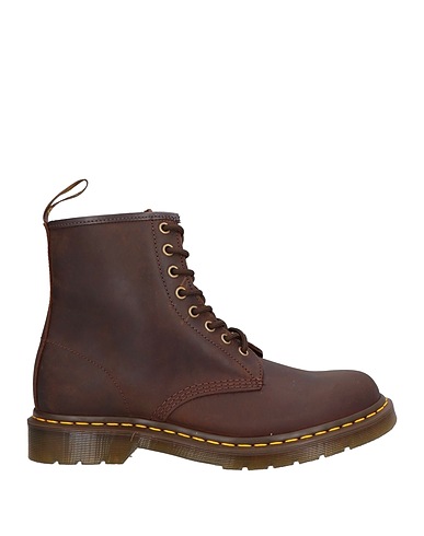DR. MARTENS Ankle boot Chocolate brown Leather