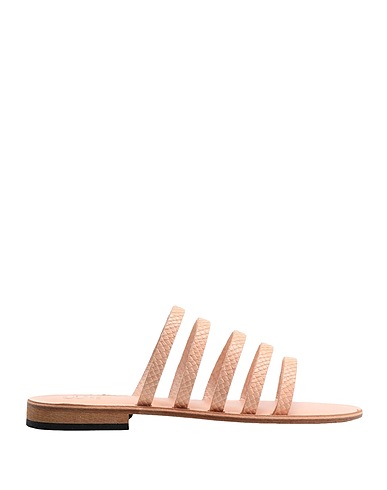 8 by YOOX Sandals Blush 100% Calfskin