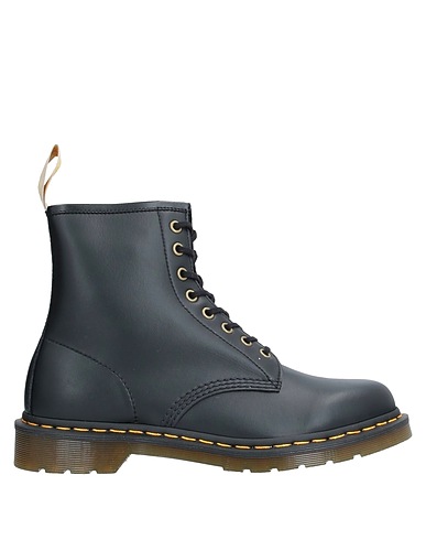 DR. MARTENS Ankle boot Black Textile fibres