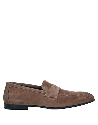DOUCAL'S Loafers Khaki Leather