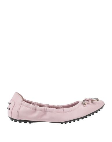 TOD'S TOD'S WOMAN BALLET FLATS LILAC SIZE 5 LEATHER,11861874TD 6