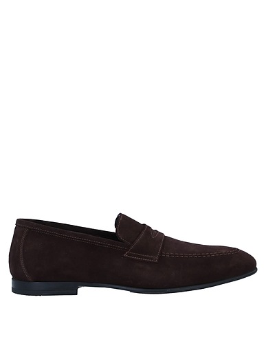 DOUCAL'S Loafers Dark brown Leather