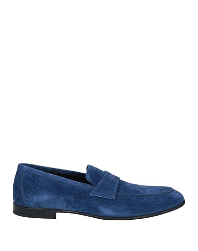 DOUCAL'S Loafers Blue Leather