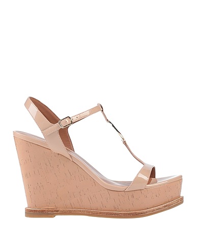 EMPORIO ARMANI Sandals Pink Textile fibers