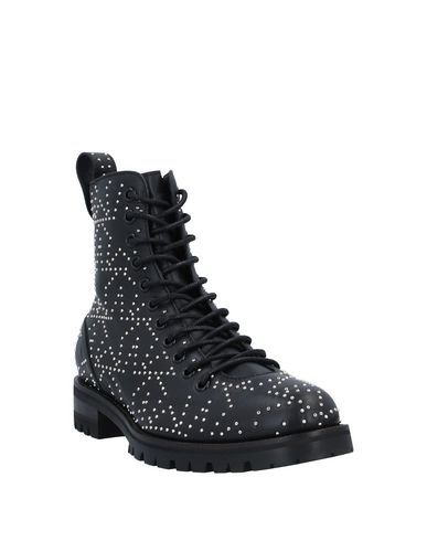 Jimmy Choo Cruz Studded Textured-leather Ankle Boots In Black
