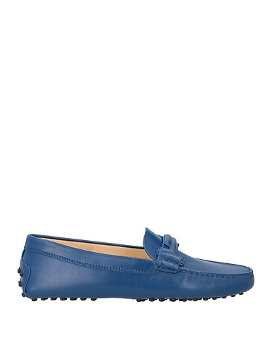 TOD'S Loafers Navy Leather