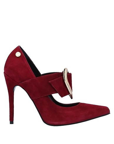 LOVE MOSCHINO Pump Burgundy Soft Leather
