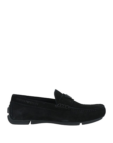 EMPORIO ARMANI Mocasín Negro Cuero