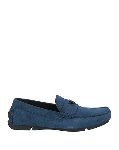 EMPORIO ARMANI Mocasín Azul marino Cuero
