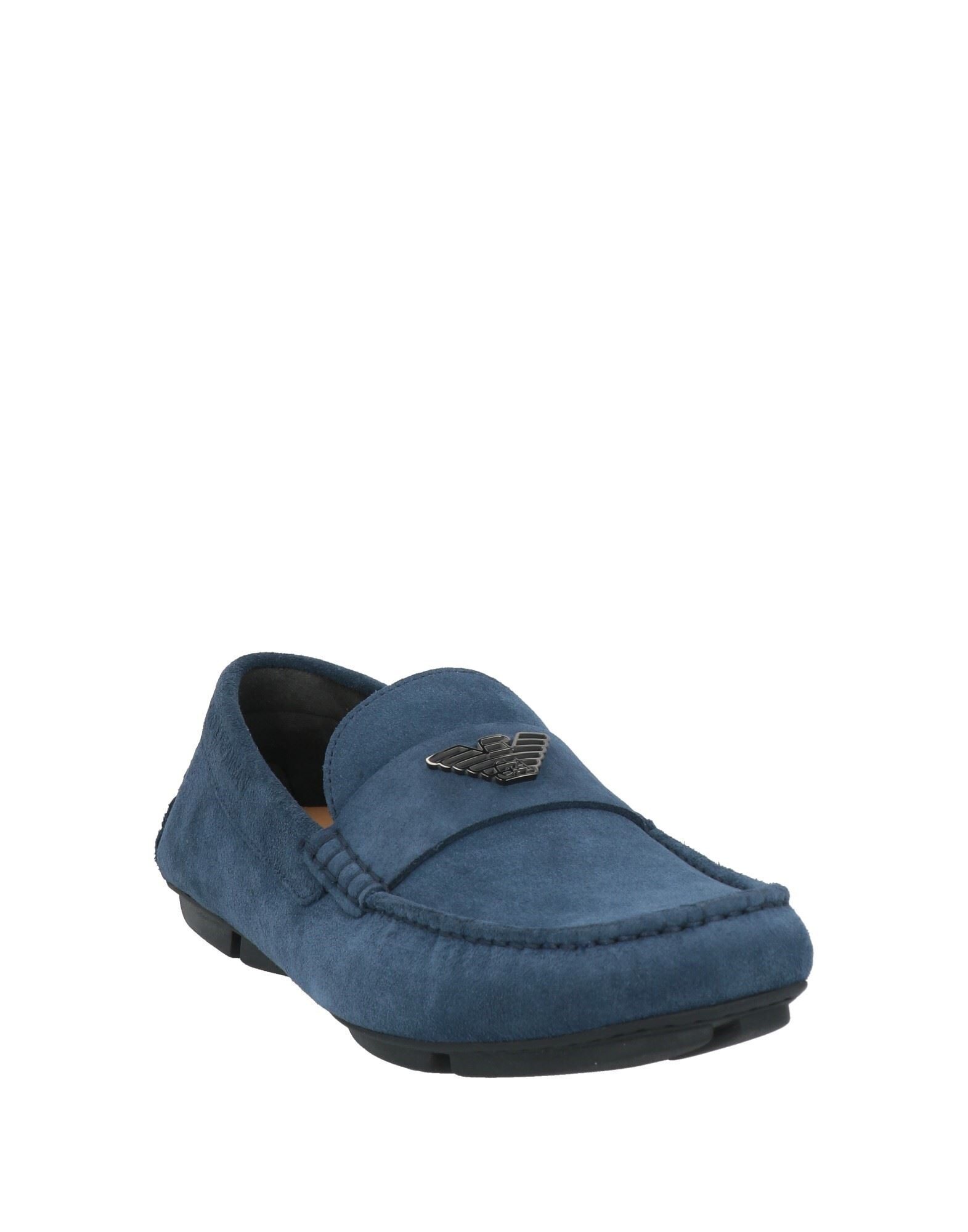 EMPORIO ARMANI Footwear | Navy Men's Loafers | YOOX