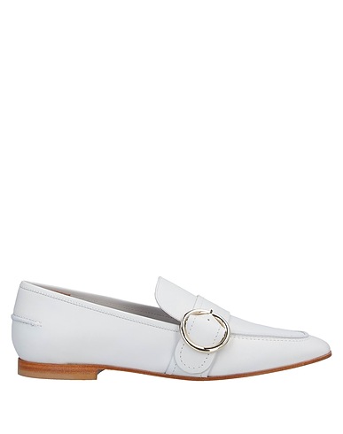 EMPORIO ARMANI Loafers White Calfskin