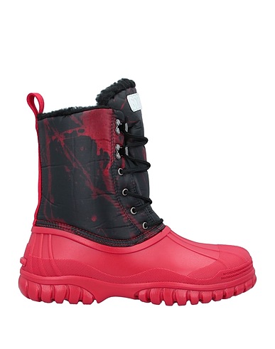 GCDS Ankle boot Red Textile fibres, Rubber