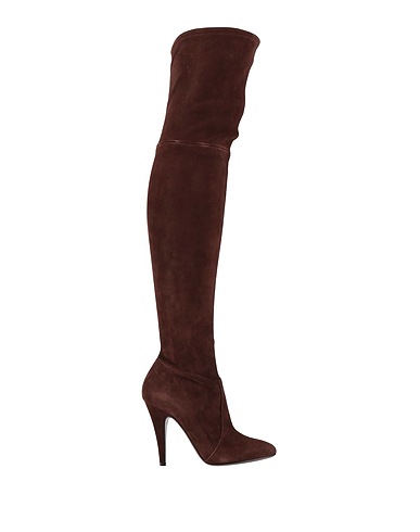 CASADEI Boots Dark brown Leather