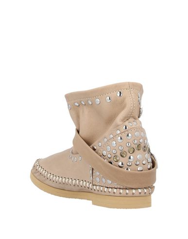 Ldir Woman Ankle Boots Beige Size 7 Soft Leather In Beige