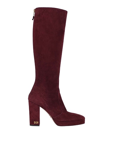 DIOR Boots Plum Soft Leather
