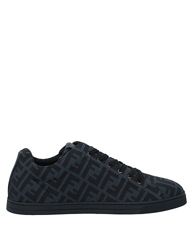 FENDI Sneakers Antracite Fibre tessili, Pelle