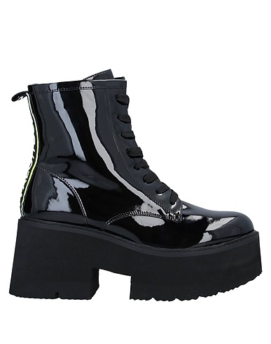 BUFFALO Ankle boot Black Textile fibres