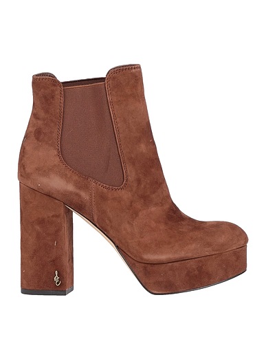 SAM EDELMAN Ankle boot Brown Soft Leather