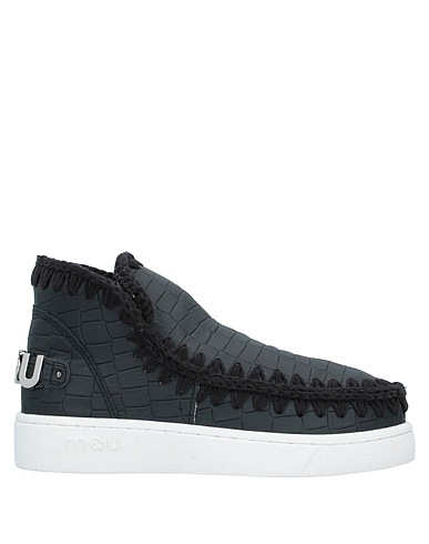 MOU Ankle boot Black Soft Leather
